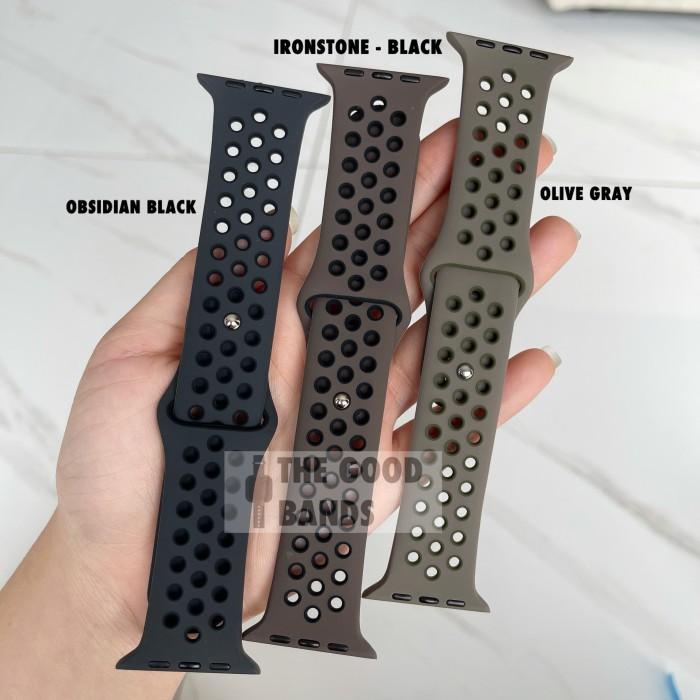 Strap Apple Watch 7 41mm 45mm NIKE Sport Band Rubber Sillicone IWATCH