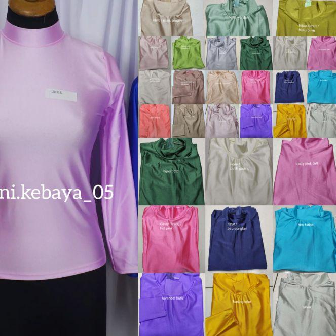 ➦ Manset Glitter Premium jumbo XXL - Manset Pengantin - Manset Lycra - Baju Manset Muslim dalaman ke