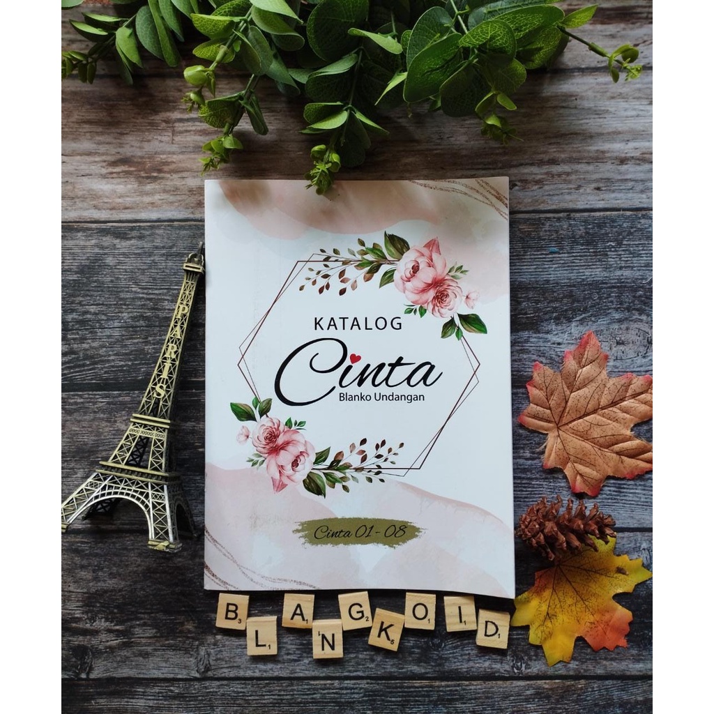 Katalog Blanko Undangan Cinta 01-08