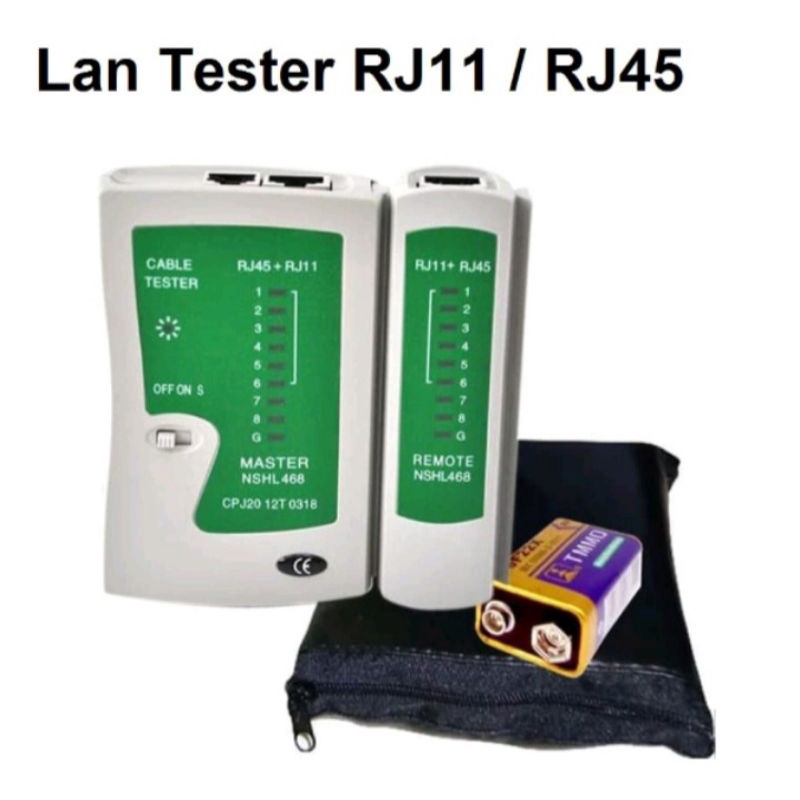 Tester Rj45 Rj11 kabel tester Rj