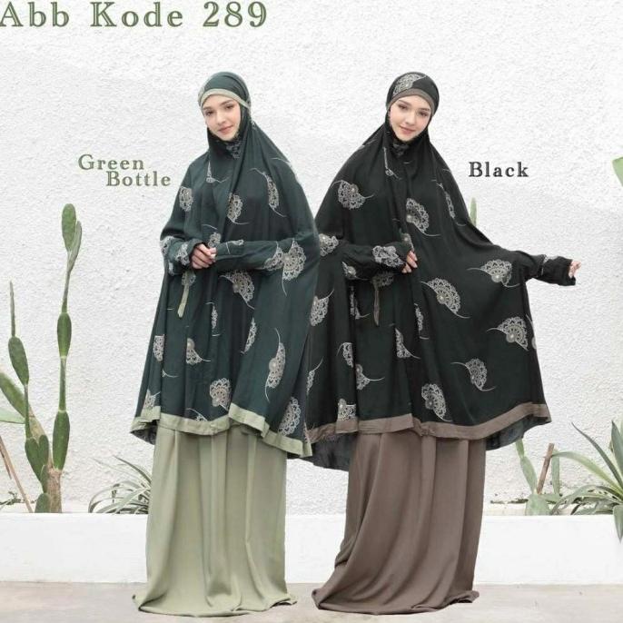 mukena atas bawah berlengan hadramaut