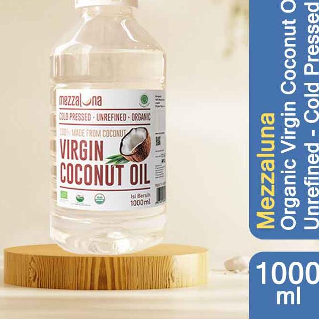 

➩ Organik Mezzaluna 1 Liter E Extra Minyak kelapa virgin ←
