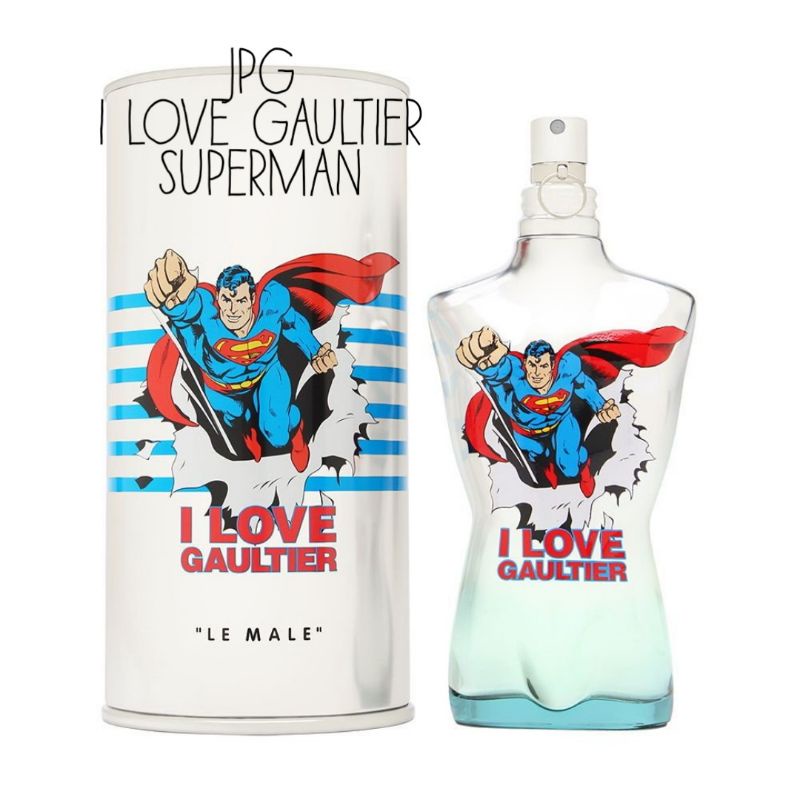 PARFUM ORIGINAL JPG LE MALE I LOVE GAULTIER SUPERMAN (men) REJECT/TESTER