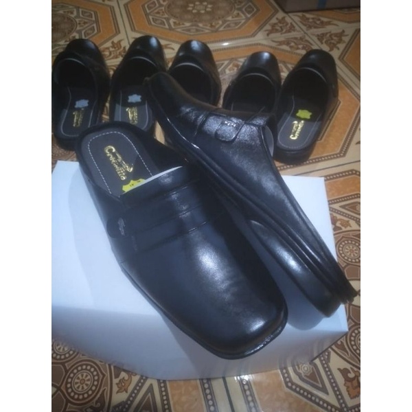 Sandal Slop Kulit Terbaik Istimewa Murah Berkualitas Mojokerto Mojopahit Handmade Kuat Tahan Oli San