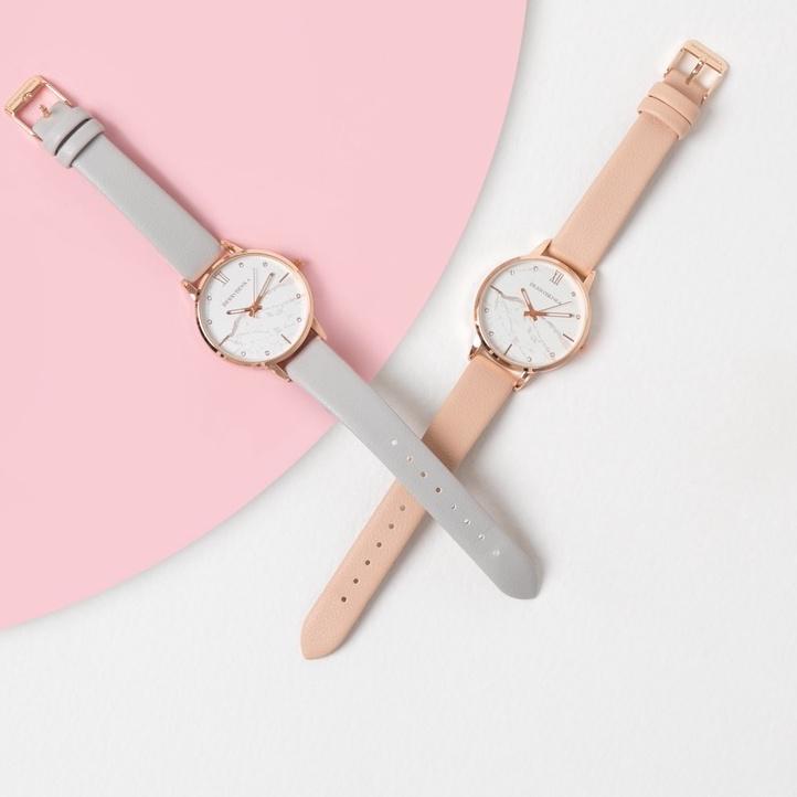 ✨SHOPEE MALL✨ Berrybenka - Jam Tangan Kulit Wanita Sofia Jemima Marble 