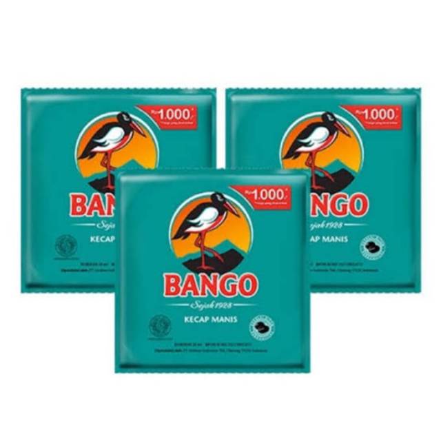 Bango Kecap Manis Sachet 19ml  Rentengan 12s