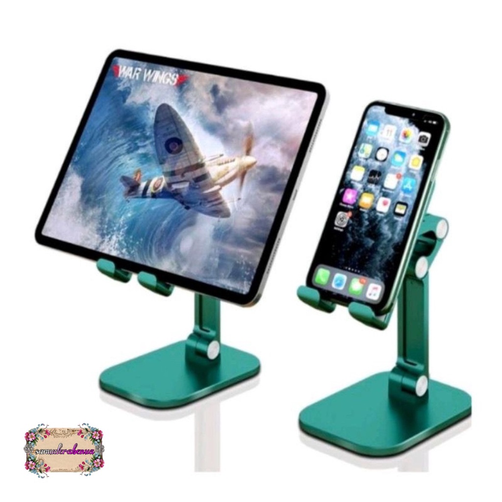PHONE HOLDER MEJA BUAT HP STAND HP UNIVERSAL HOLDER DESKTOP PHONE HOLDER COCOK UNTUK SMARTPHONE , TAB &amp; IPAD SB4798