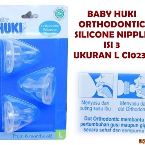 HUKI DOT SILICONE ORTHO L ISI 3 PCS