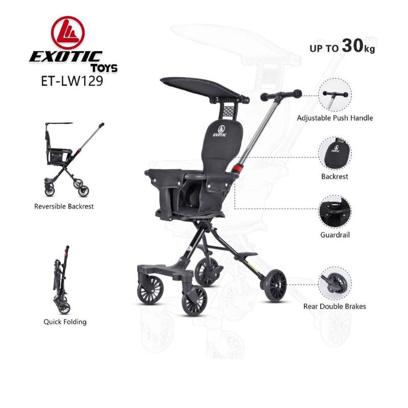 Magic Stroller Micro Trike Kursi Dorong Exotic Traveller ET LW 129 ET LW 119