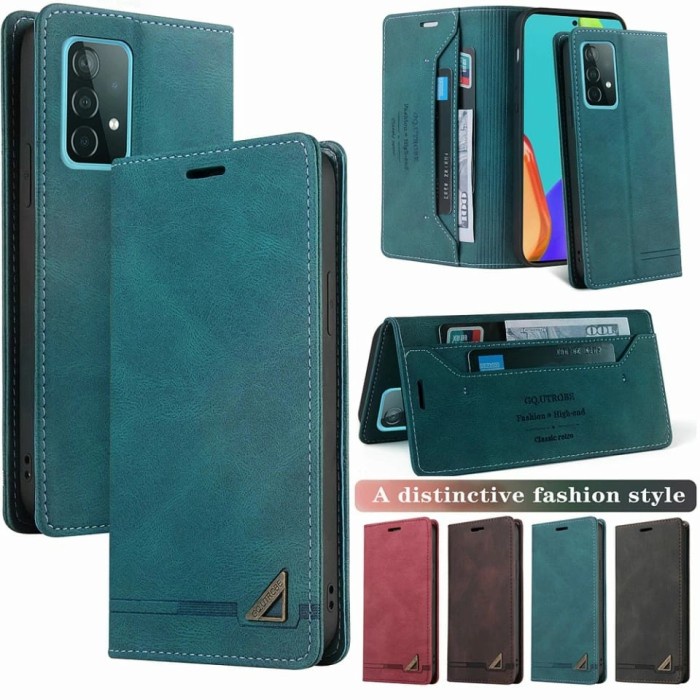 Bisa COD Flip Retro Samsung A52 Original Case Cover Dompet a 52 Original Asli