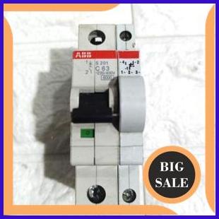 parts mcb abb 63a s201 mcb PLN 63 amper 63A mcb original 1F3BZ3