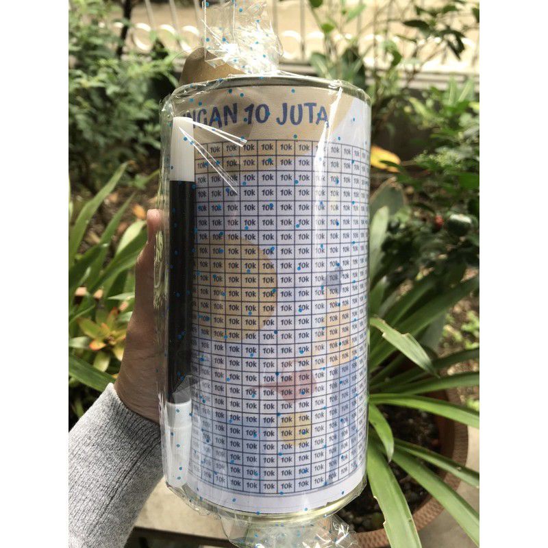 Celengan target 10juta....pecahan 10k