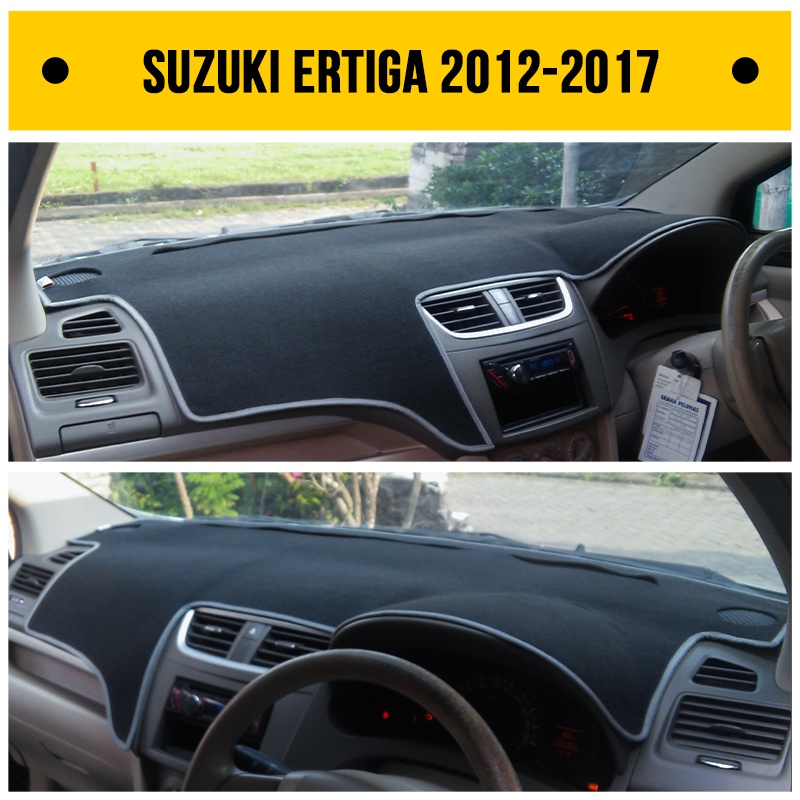 BELI 1 DAPAT 4 | Cover Dashboard Mobil SUZUKI ERTIGA LAMA 2012-2017 Pelindung Dasbor - Alas Taplak Dasbord aksesoris interior Hiasan dalam mobil - karpet pelindung panas dasbord dari sinar matahari bahan Premium