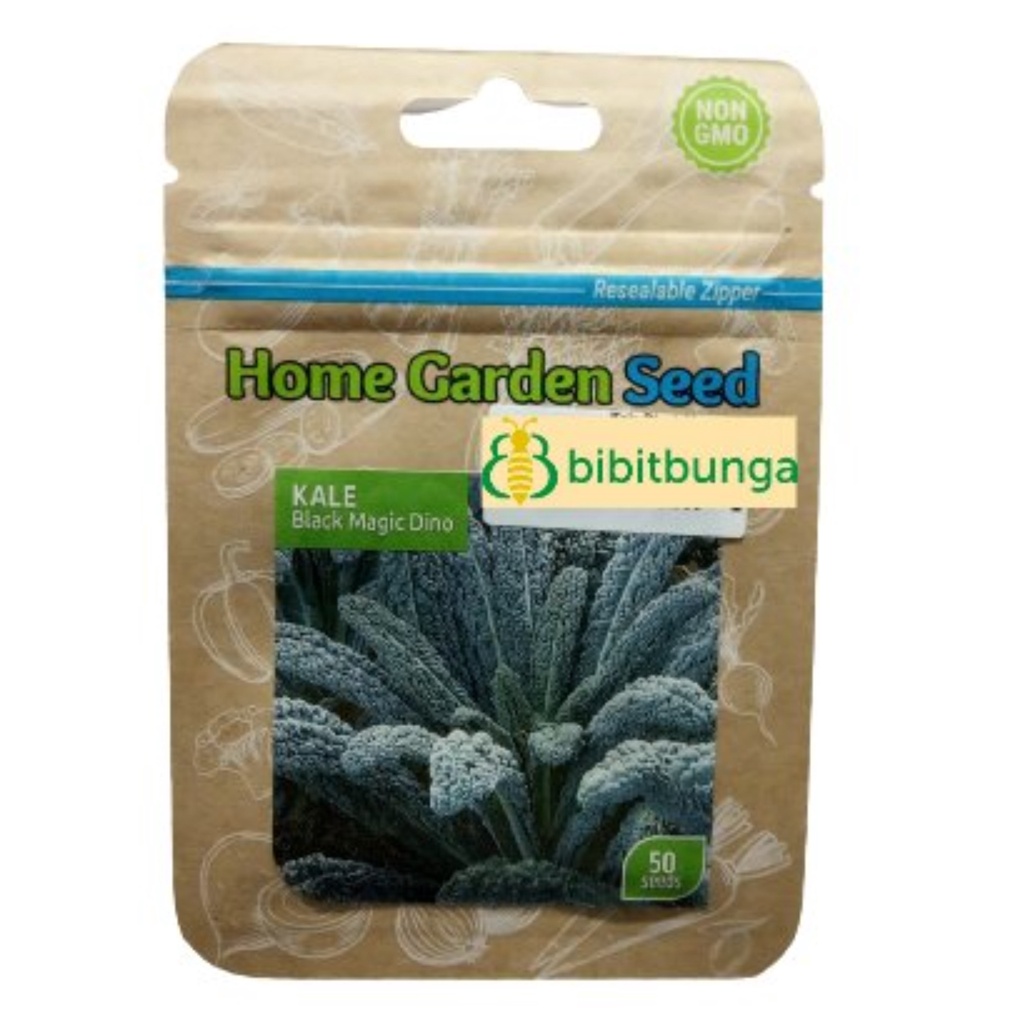 Benih Bibit Kale Black Magic 50 Biji Sayur Sayuran Hidroponik Murah