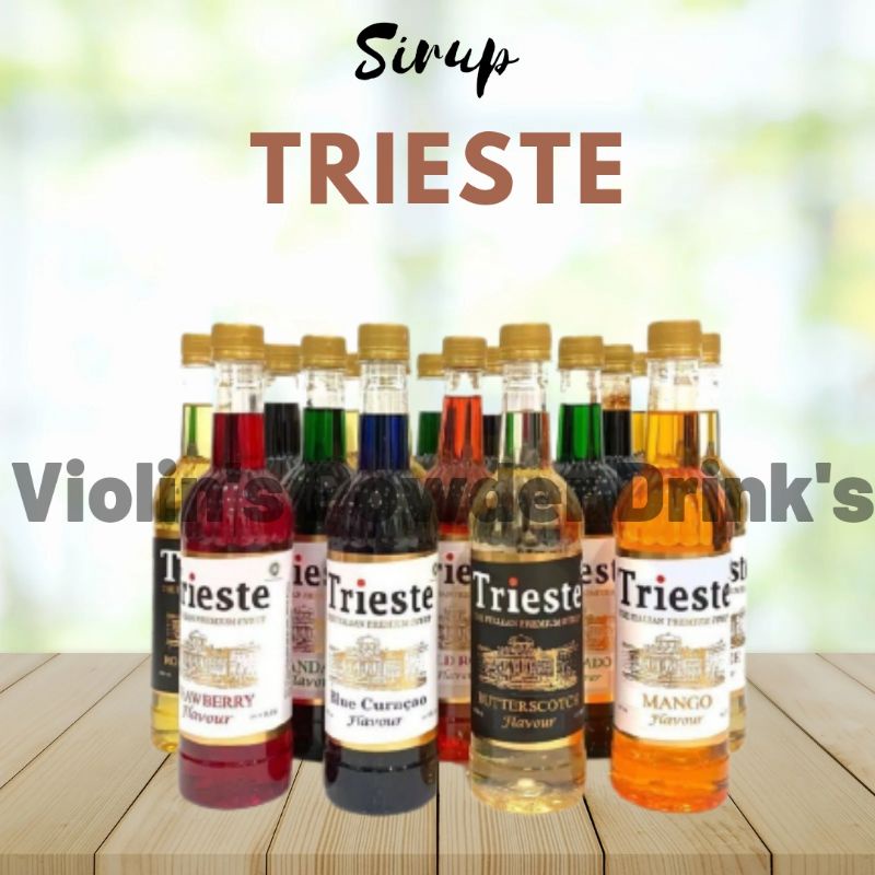 

TRIESTE PREMIUM SYRUP VARIAN FRIUT FLAVOUR HALAL MUI