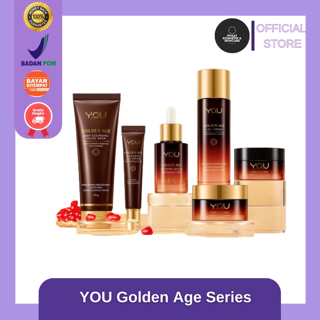 YOU Golden Age Series | Deep Cleansing Facial Wash | Age Refining Serum