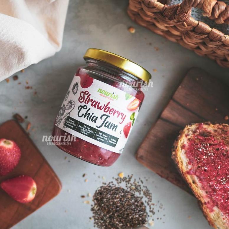 

☄ Strawberry Chia Jam with Uray 250 gr (Selai Strawberry Chia Seed) ➢