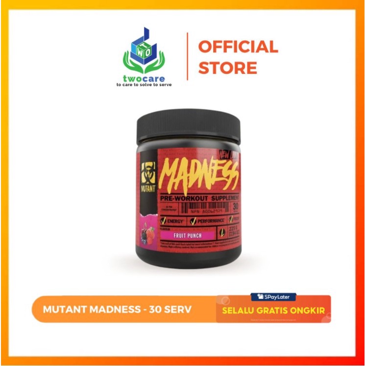 Mutant Madness Preworkout 30 servings Pre workout