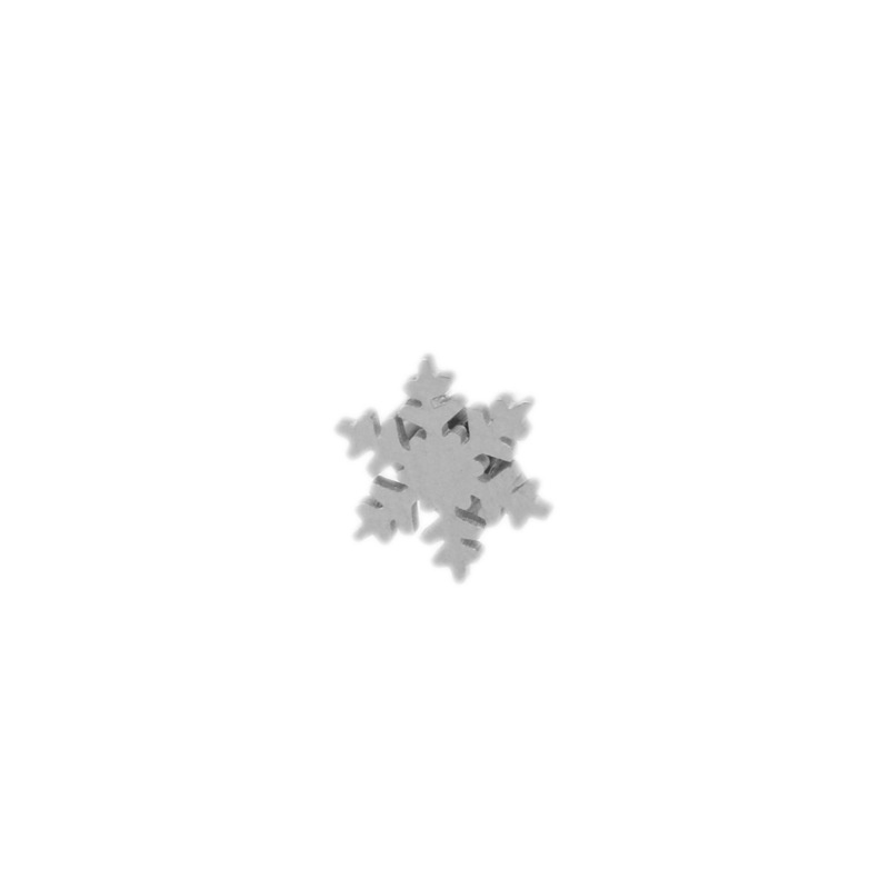 Anting Snowflake Kecil Segar Anti Karat Temperamen Sederhana Musim Gugur Musim Dingin Gaya Ladies Christmas Gift Earrings