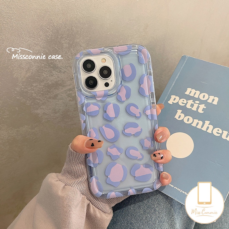 Fashion Case Motif Leopard Redmi 12C 10C 9 9A A1 10 9T 10A 9C NFC Redmi Note8 Note10 Note 11 10s 10 9 11s Note9 Note10s Note11 POCO F4 Shockproof Airbag Lembut Tpu Bening Penutup Belakang