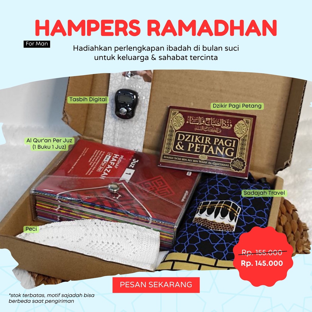 

Hampers Ramadhan / Bingkisan Ibadah Ramadhan