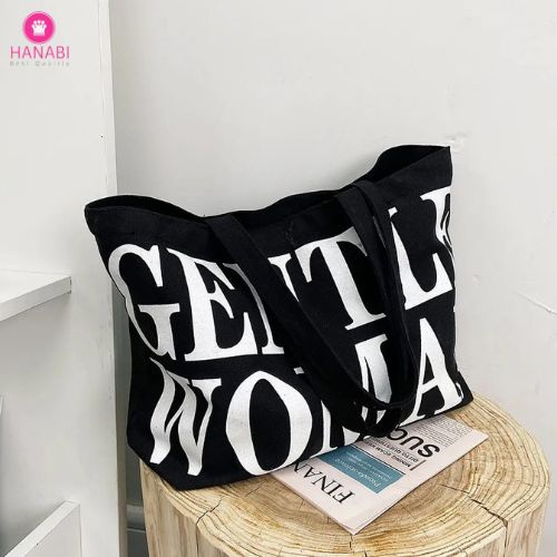 HANABI-tas totebag tas premium GENTLE WOMAN tas wanita tas jalanjalan tas korea