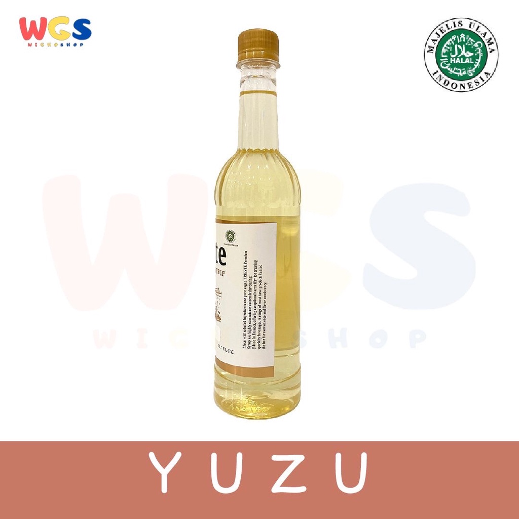 Trieste Premium Syrup Yuzu - Citrus - Citron Flavoured 650 ml - Halal