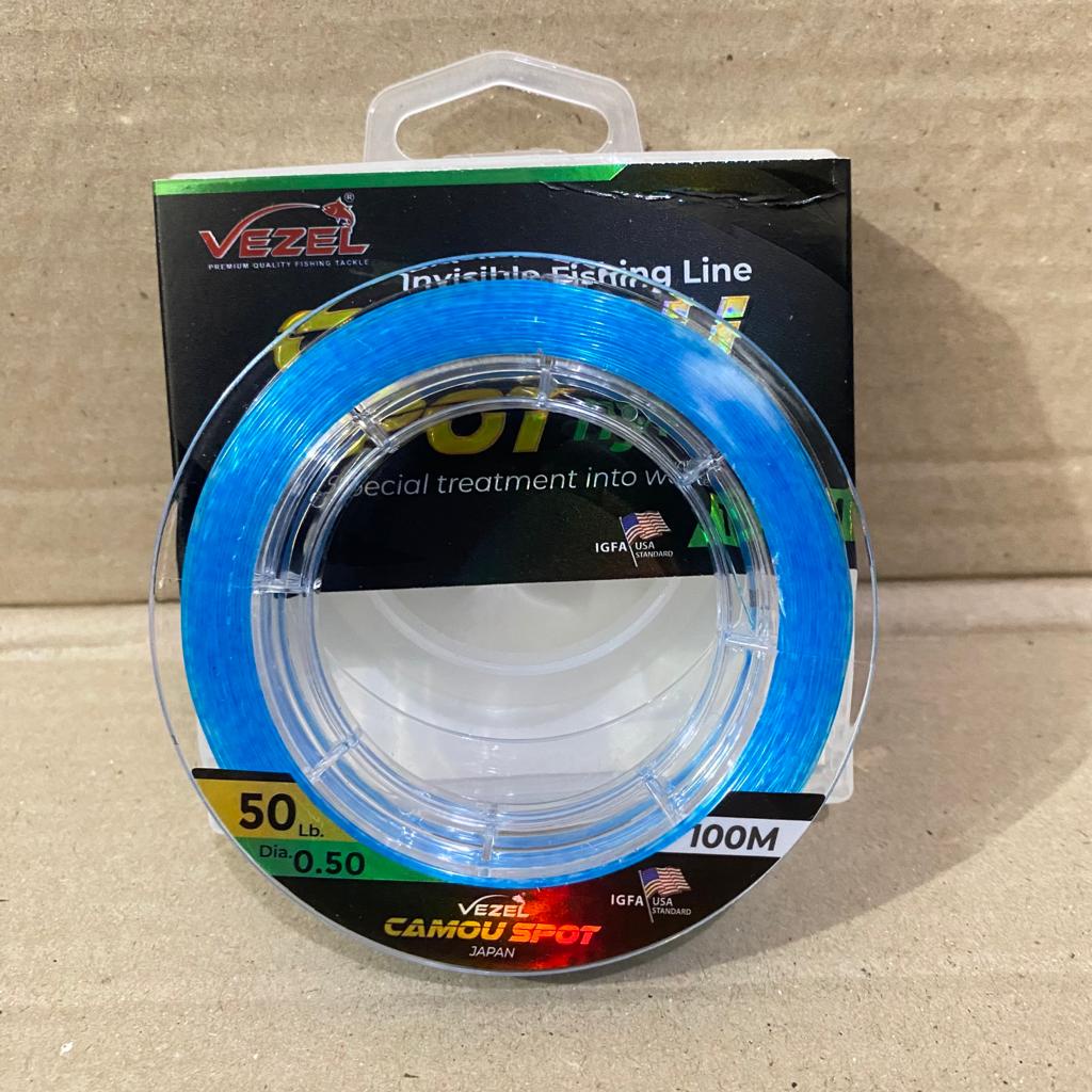 Senar Pancing Nylon Invisible Vezel Camou Spot IGFA Standard