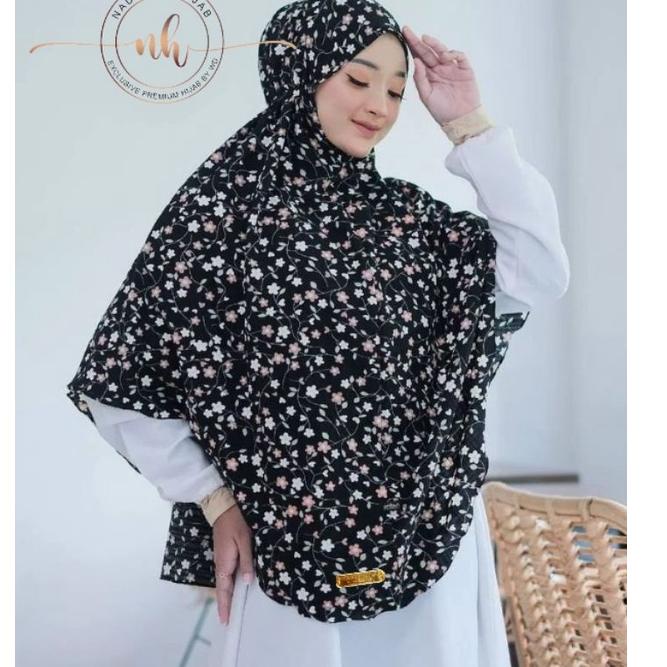 REKOMENDASI Bergo Motif Premium Azzahra Jumbo l Bergo Printing