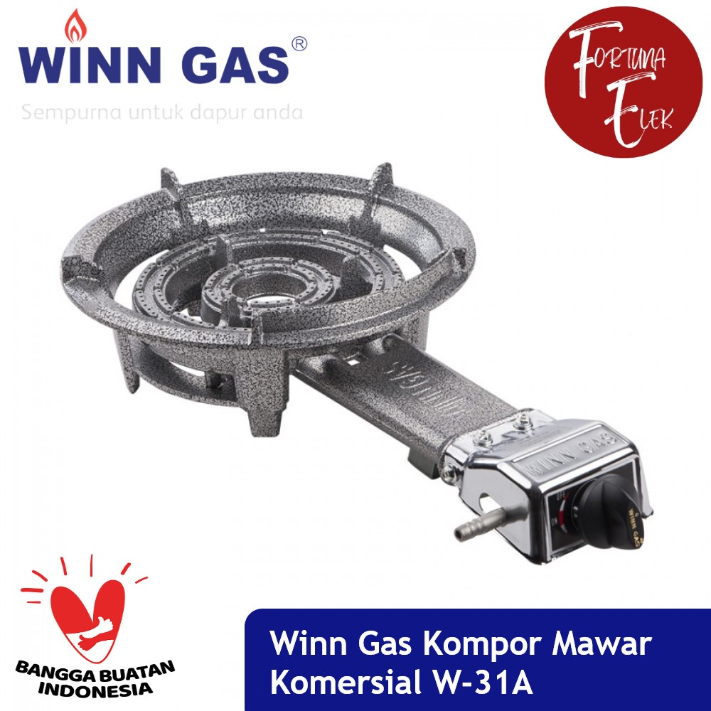 Winn Gas Kompor Mawar Komersial Ukuran Besar 1 Tungku Tekanan Rendah W 31 A Low Presssure