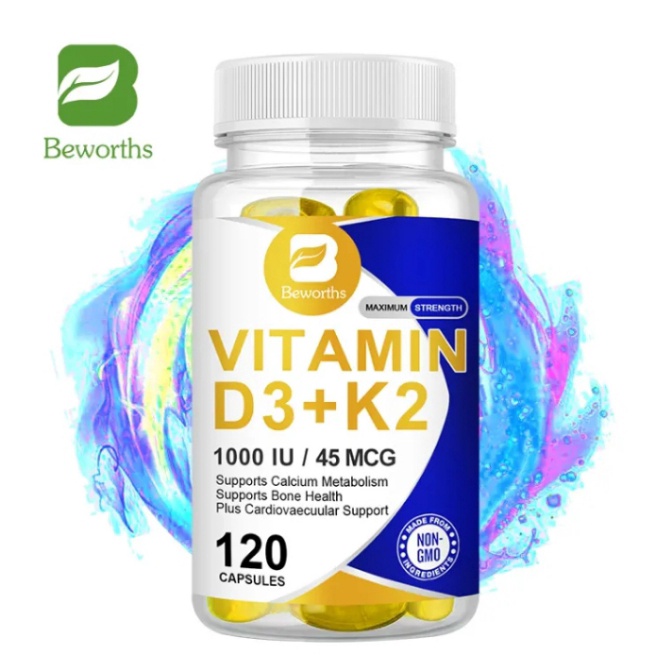 BEWORTHS VITAMIN D3 K2 1000IU 120 CAPSULES