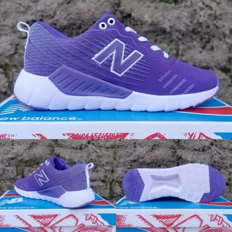 Sepatu Wanita Ungu Cantik Cocok Untuk Jogging, Senam Aerobik