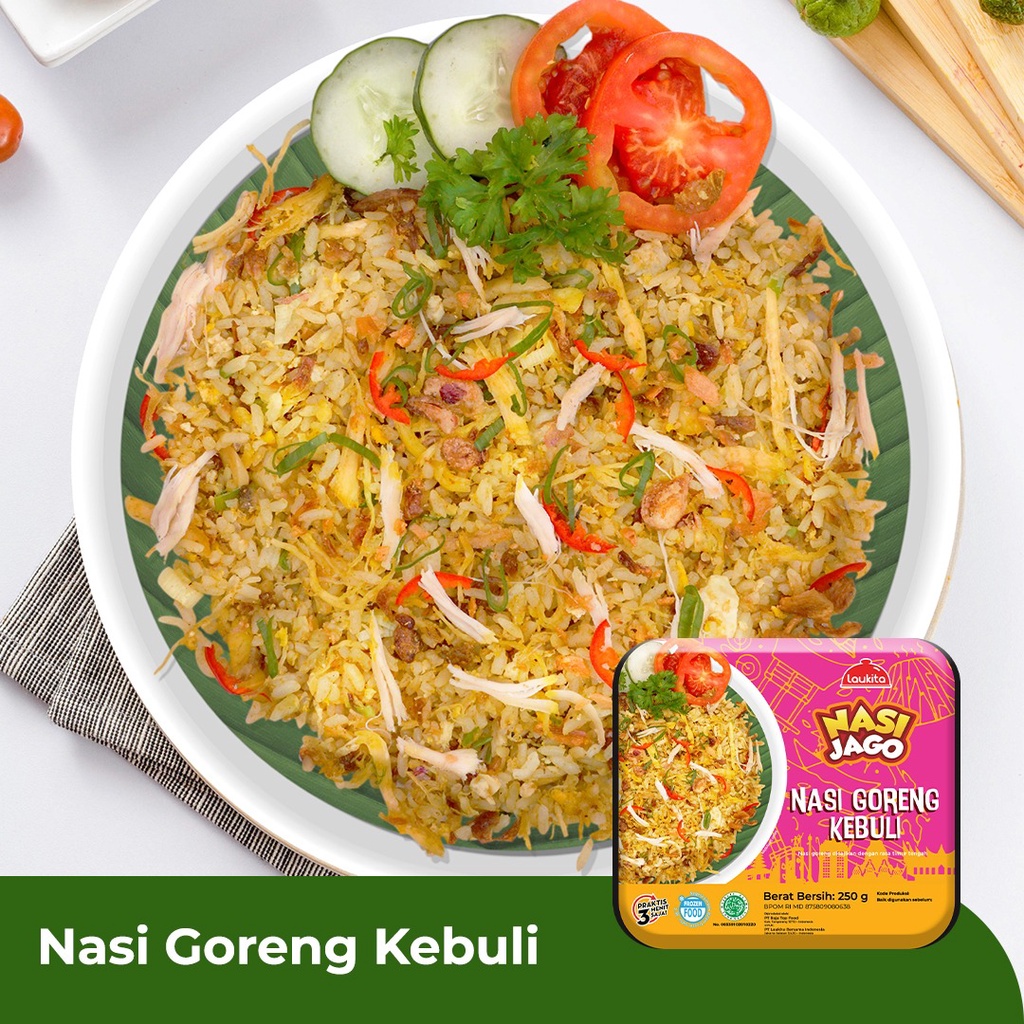 

Laukita Nasi Goreng Kebuli Tidak Pedas Frozen Food [250g]