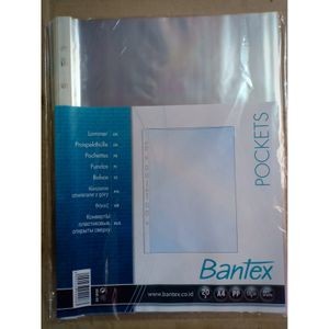 

Bantex Pocket A4 2040 / Bantex 2040 Clear (Isi 100 Lembar)