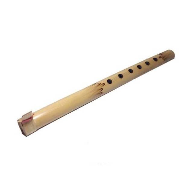 suling dari bambu alat musik tradisional suling sunda 6 lubang