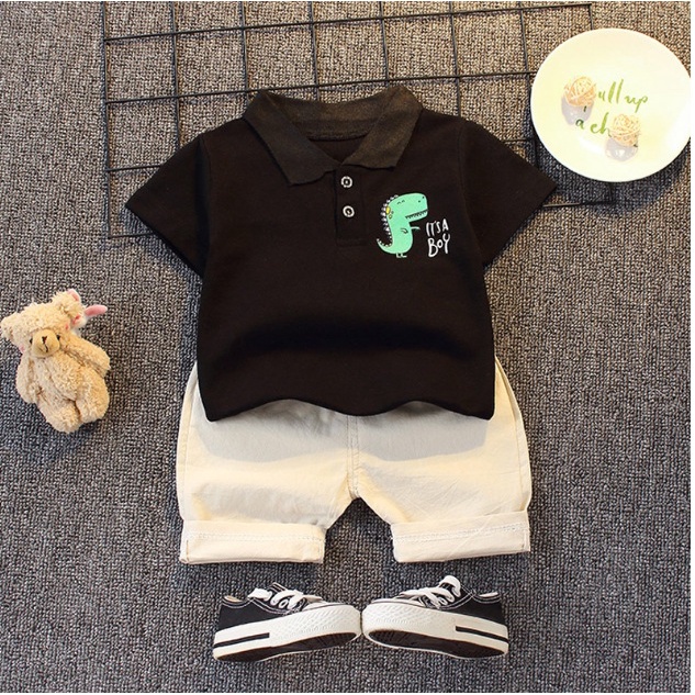 new arrival kaos anak polo IMPORT PREMIUM / kaos anak DINO ITS A BOY