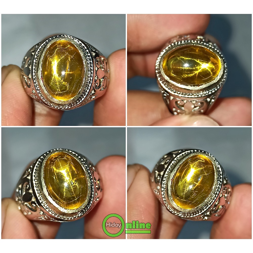 CINCIN PERMATA KING SAFIR STAR YELLOW