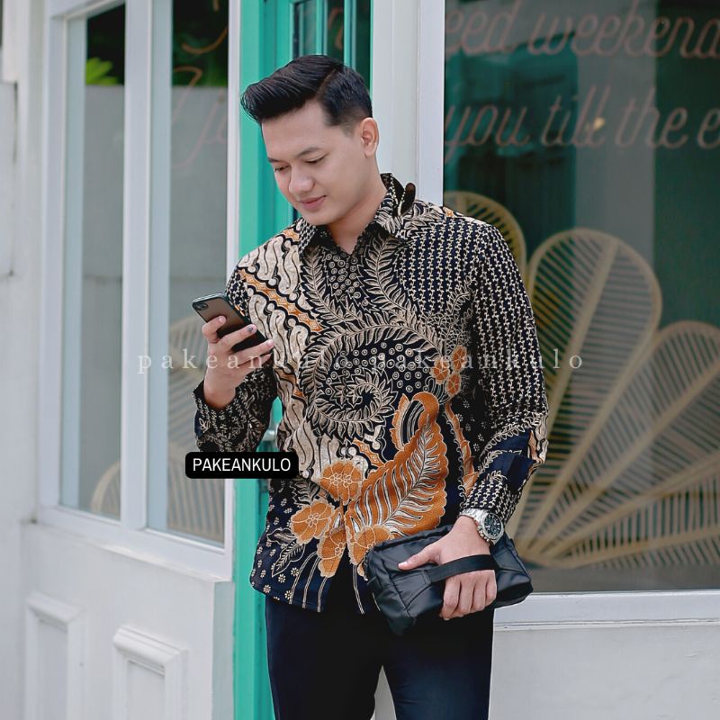 Batik Premium Pria Slimfit || Motif Ganjar