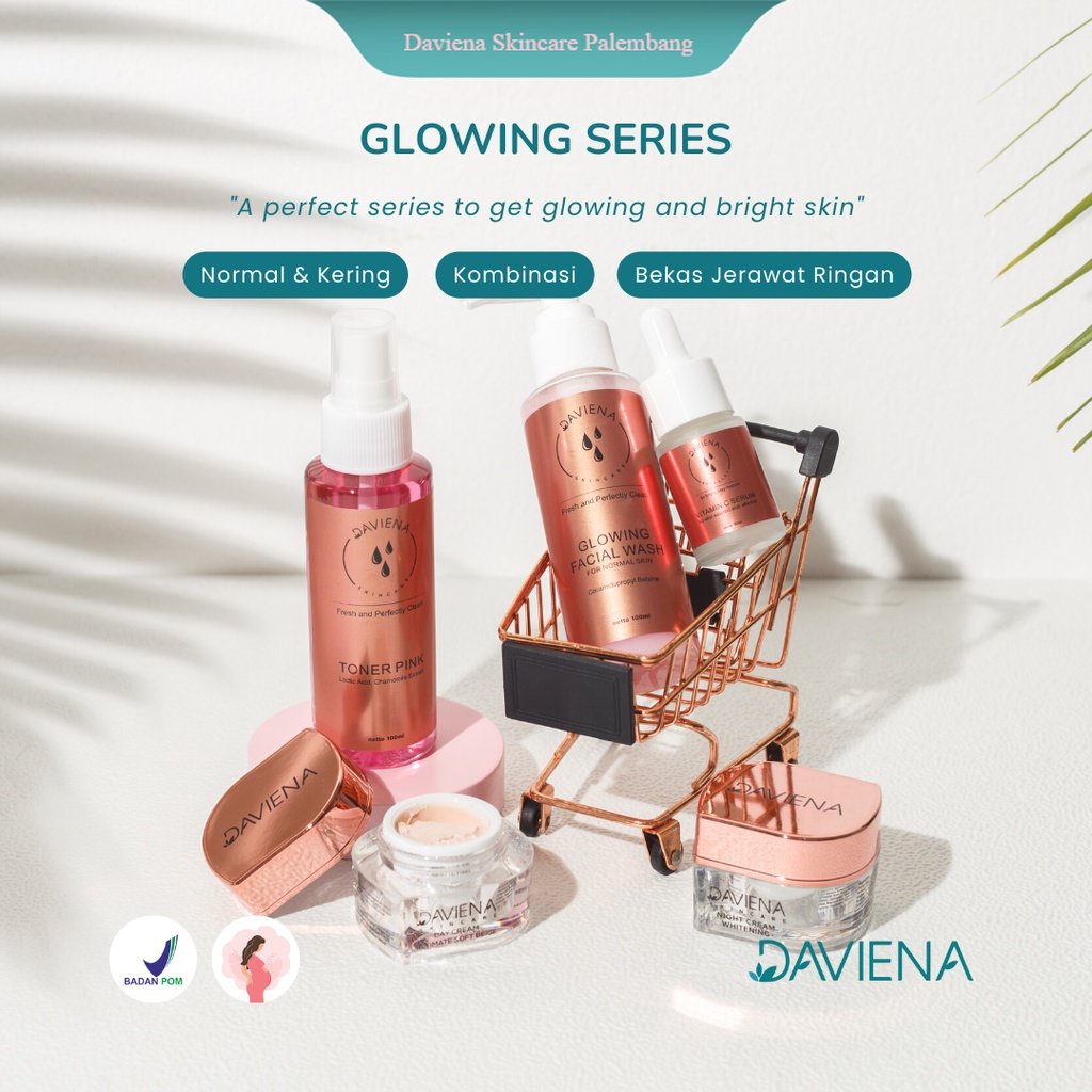 DAVINA SKINCARE PAKET GLOWING SERIES