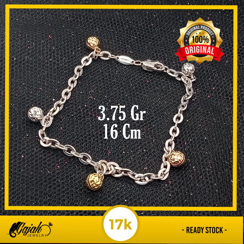 Gelang emas 17k - 3.75 gr kadar 750 - 4242