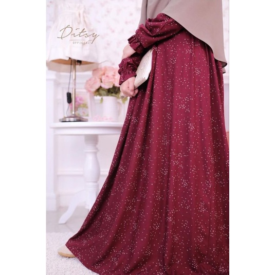 Gamis Dress Ditsy Official edisi Feb 2023