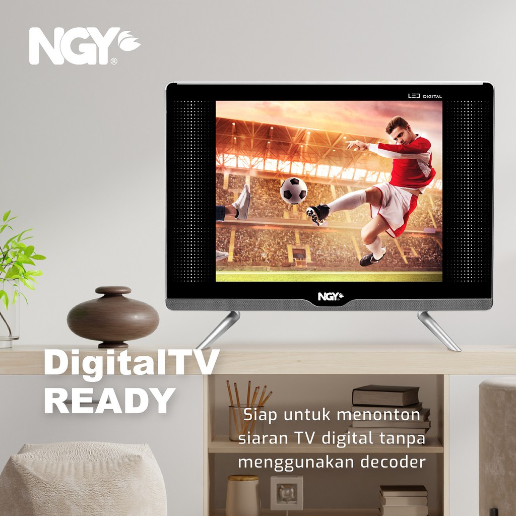 TV Digital 22 inch TV LED Digital Televisi HDMI USB Full HD Garansi Resmi 1 Tahun NAGOYA