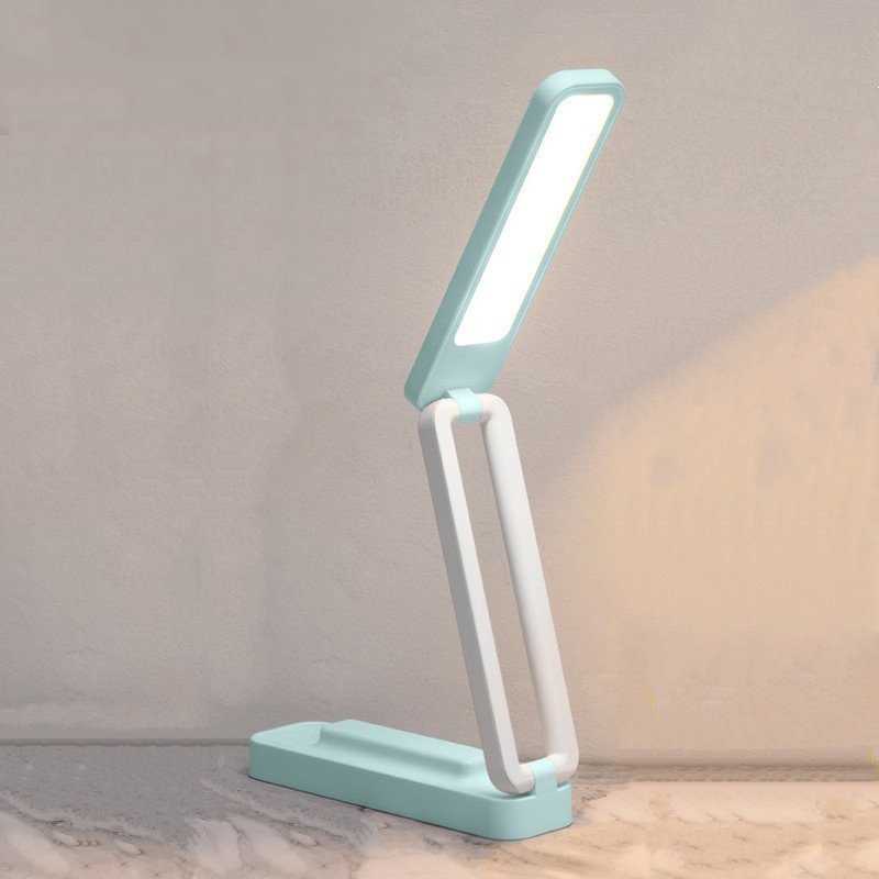 (BISA COD) FTIHSHP SUOLIANG Lampu Meja Belajar Rechargeable Foldable 3 Color 8W - SL-947