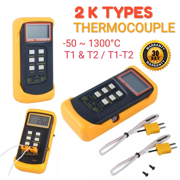 Terlaris Digital Thermocouple Thermometer K Type