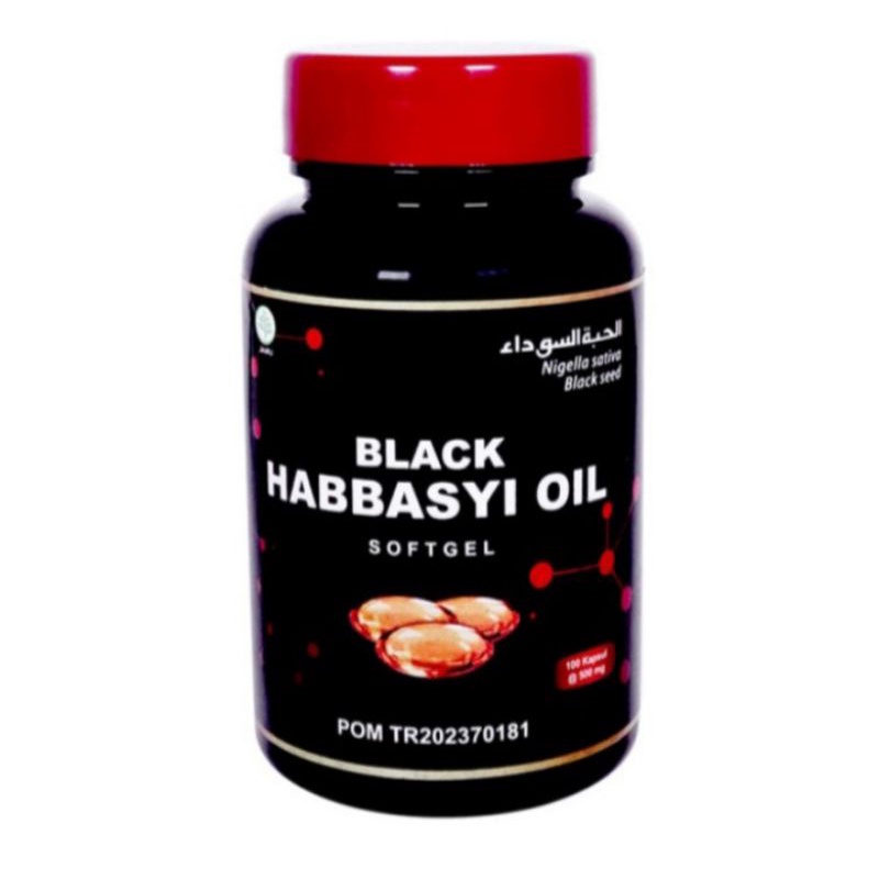 

Black Habbasyi Oil Softgel Habbatusauda Murni HNU Asli Original Isi 50 Kapsul