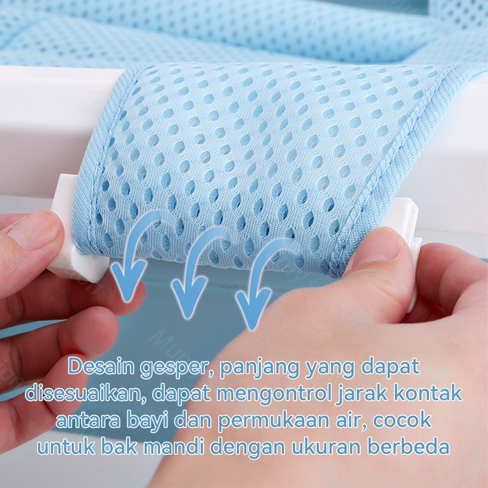 Mumystation Alas Jaring Bak Mandi Bayi Anti Slip/ Baby Bath Helper/Jaring Alas Duduk Bak Mandi Bayi