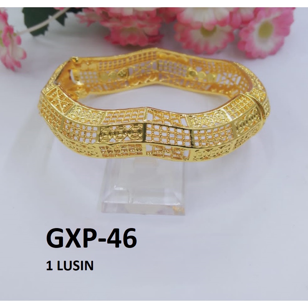 GELANG XP EMAS GOLD GELOMBANG TERMURAH / DUNIA GELANG TERBARU