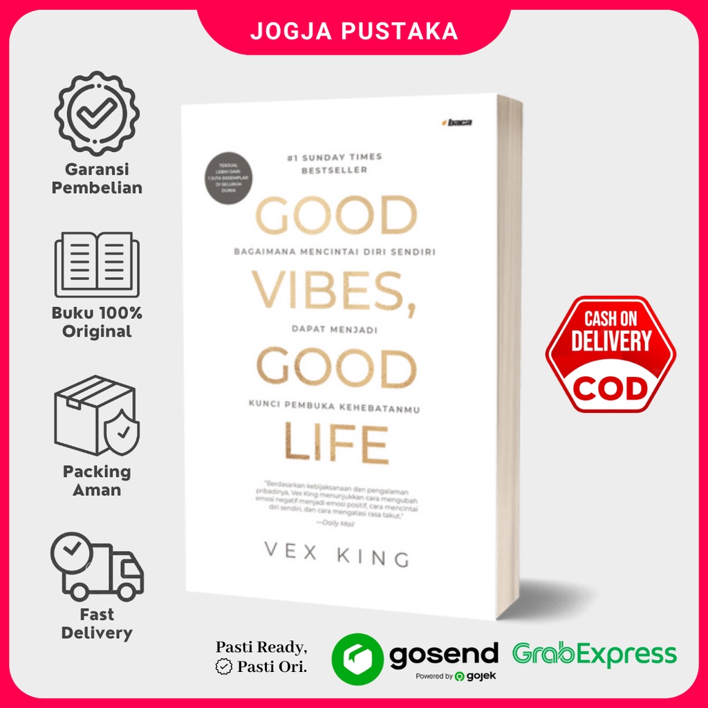 Buku Good Vibes, Good Life - Vex King