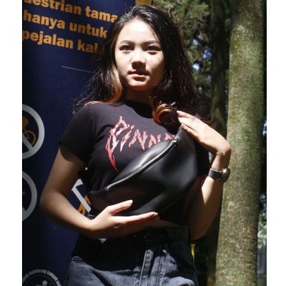 Waistbag Kulit sintetis Tas Selempang/Slingbag Pria/Wanita Waistbag Unisex Tas Pinggang Outdoor Waterproof Tu7uh Store Slingbagkonveksi Production