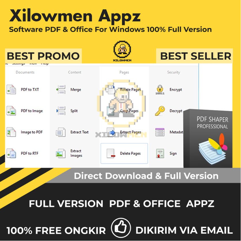 [Full Version]  PDF Shaper Premium / Professional Pro PDF Office Lifetime Win OS